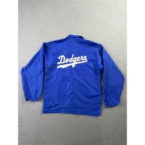 Vintage Spanjian LA Dodgers Coach Jacket Kids Medium Made in USA Personalized